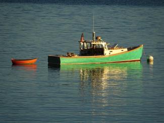 Moored in Masacre Bay, WA.