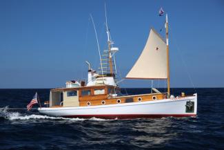 COLNETT, 42' fantail cruiser designed by Edson B. Schock.