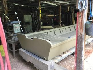 Transom and side view