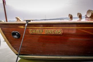 CHIEF UNCAS name plate