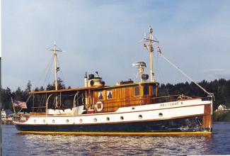 ARGONAUT II, power cruiser designed by Edson B. Schock.