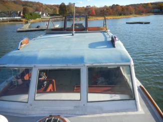 1949 Chris Craft double cabin fly bridge