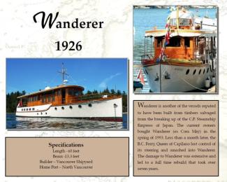 WANDERER photo courtesy of Classic Yacht Association