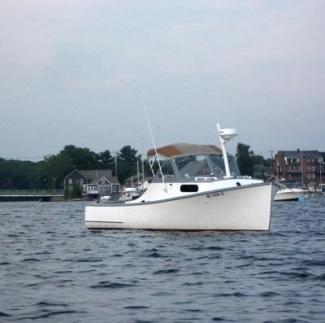 WHITE LADY, 27' Downeast-style bassboat 