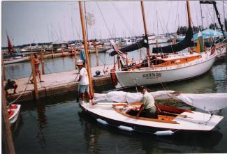 Mower catboat, PHANTOM, designed 1902, built 1932.