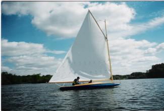 Mower catboat, PHANTOM, designed 1902, built 1932.