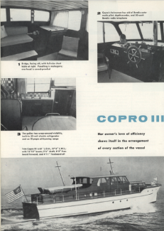Article about COPRO III's launch and design in The Rudder, Sept. 1958.