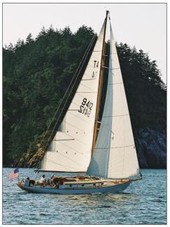 SYMRA was featured in WoodenBoat No. 264. Photo: Nancy Bourne Haley.
