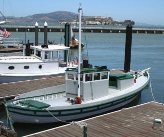 WETTON, a Monterey fishing boat built by Dominic Labruzzi.