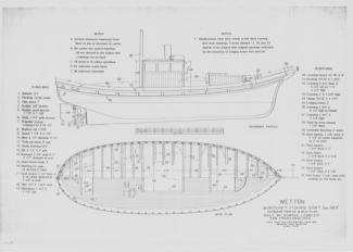 WETTON, Monterey fishing boat. Drawn by Paul deFur, 1983, https://npgallery.nps.gov/.