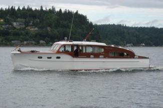 YACHTSIE (ex-ALMA D.), a 40' Chris-Craft built in 1949.