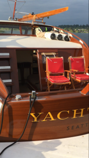 YACHTSIE (ex-ALMA D.), a 40' Chris-Craft built in 1949.