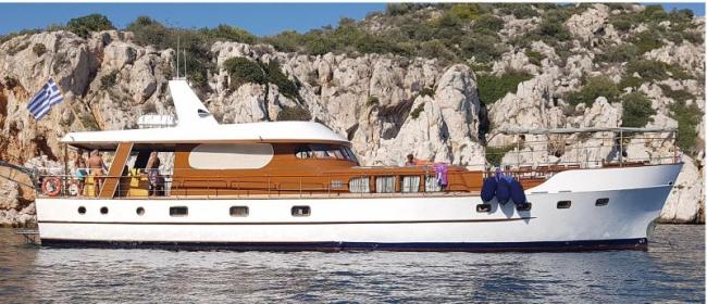 AMANDA ex-YVANCHA. Photo courtesy Classic Yacht Assn.