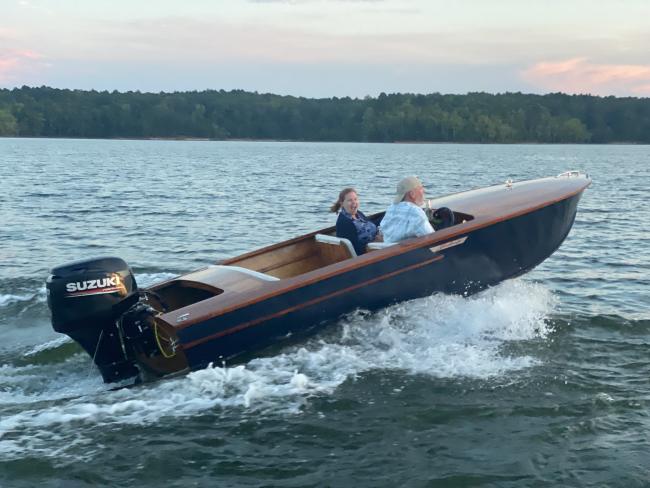 Official launch on Kerr Lake