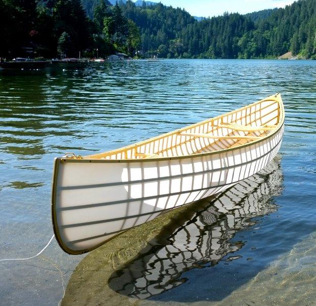 The Ranger canoe built from Bear Mountain plans.