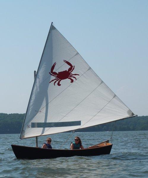 Chesapeake Light Craft Jimmy Skiff SAILING.