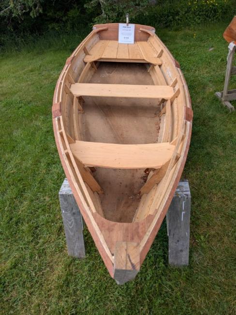 11' 4" Susan Skiff, from bow, view from above