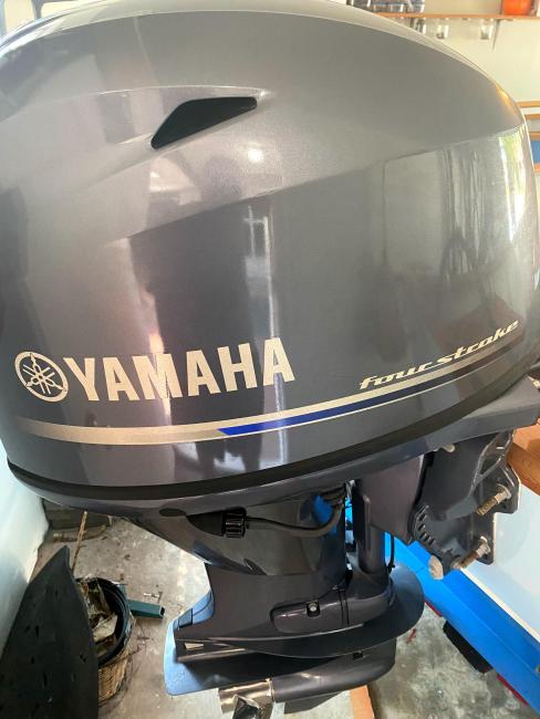 2018 Wooden Seaskiff, up close view of engine