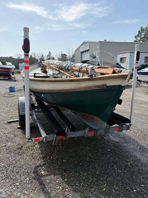 2014 Oughtred Caledonia Yawl 19', on trailer