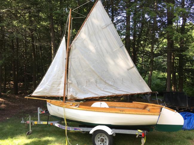 with sail up