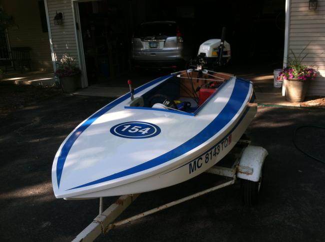 boat on trailer