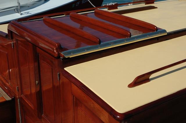 Herreshoff Original H-28 Bright Star, up close view