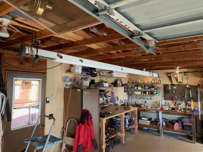 1951 Kettenburg K-38 with trailer, inside shop