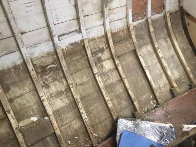 1951 Kettenburg K-38 with trailer, up close at wood