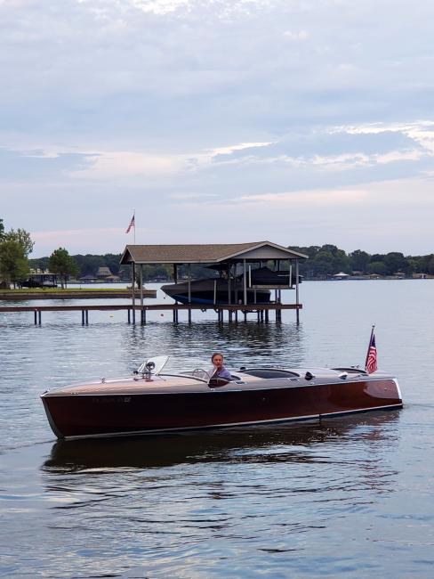 Hugh Saint Shearliner, in water