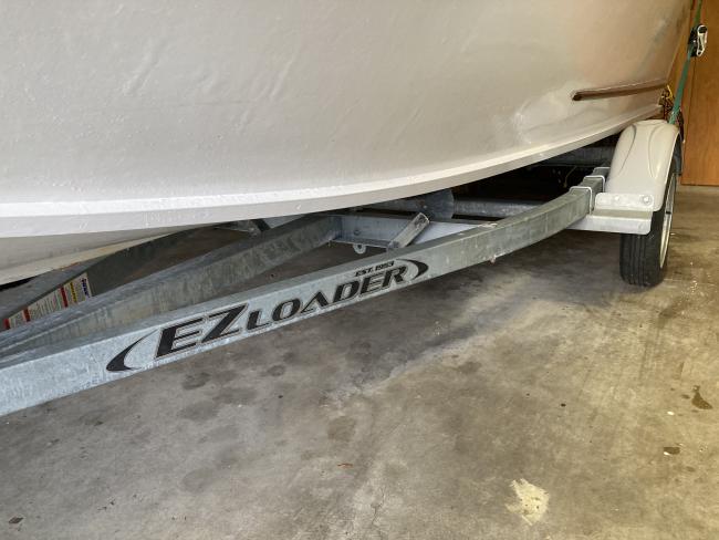 Clark Craft Beauty, Lovingly Built, upclose trailer pic