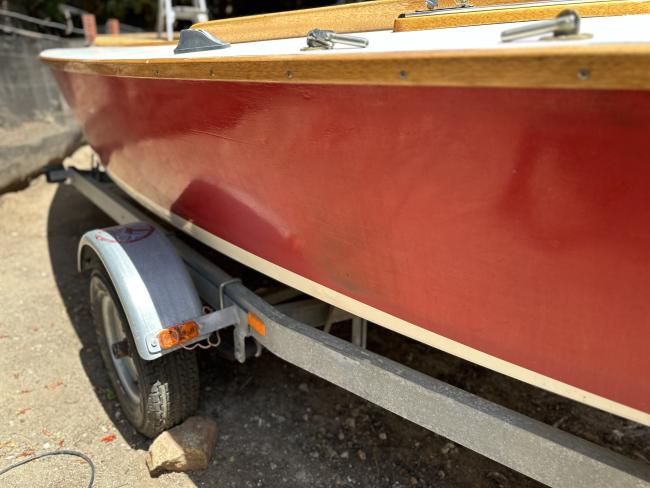 boat in trailer
