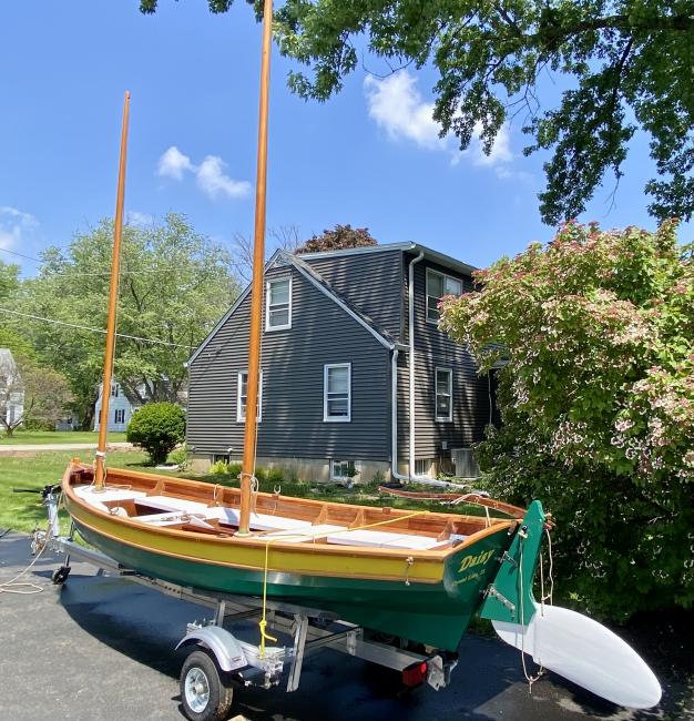 boat on trailer