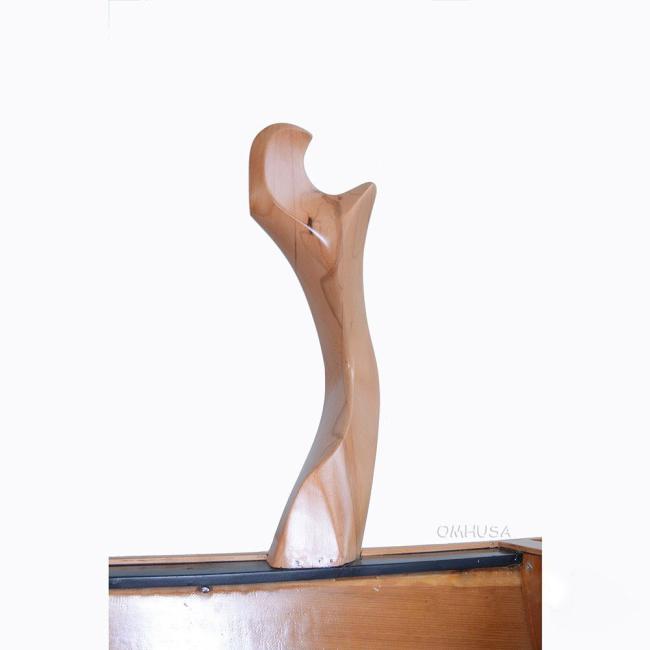 Venetian Gondola Wooden Boat 15', upclose view