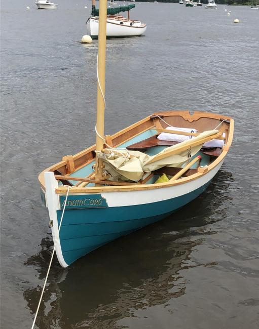 Penobscot 14, in water, bow port side view
