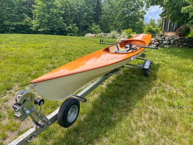 boat on trailer