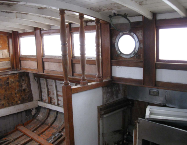 STEPHENS 43' Bridge Deck Cruiser 1930 Project Boat , inside view