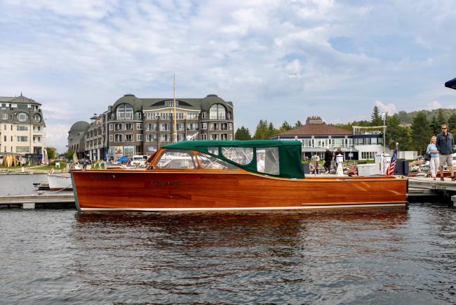 2010 Grand Craft 30 RS Anniversary Edition, in water full port side view