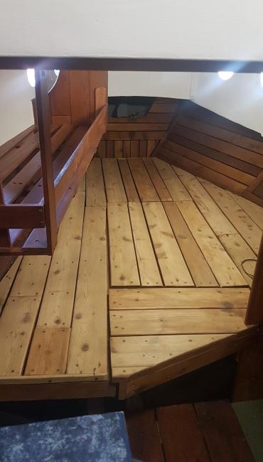 St-Pierre Dory 26' 2005, view inside