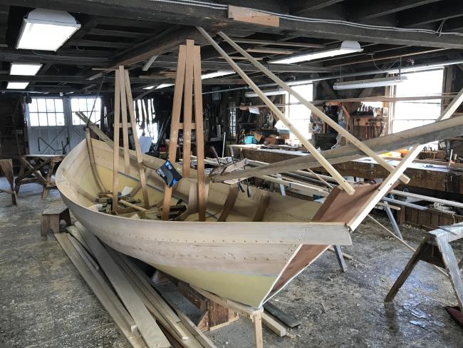 boat in build stage