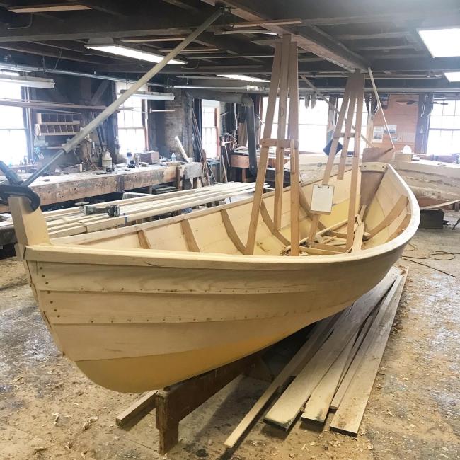boat in build stage