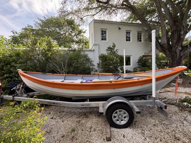 boat on trailer