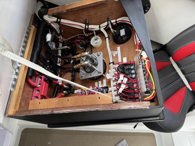 Tolman Jumbo 24, view of controls