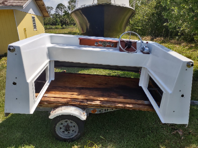 40' Lobster  Boat Custom Trawler, trailer