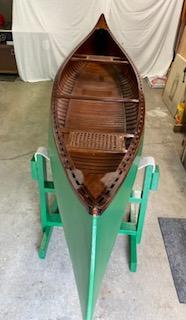 Thompson 16’ ‘Hiawatha’ Canoe, 1942/1943, inside canoe