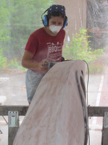 Youth ages 12 and up build their own boats