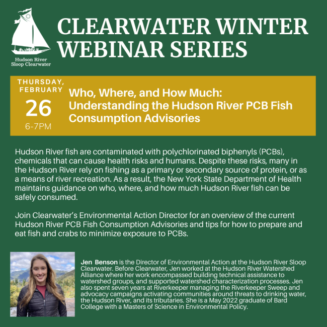 Who, Where, and How Much: Understanding the Hudson River PCB Fish Consumption Advisories Poster
