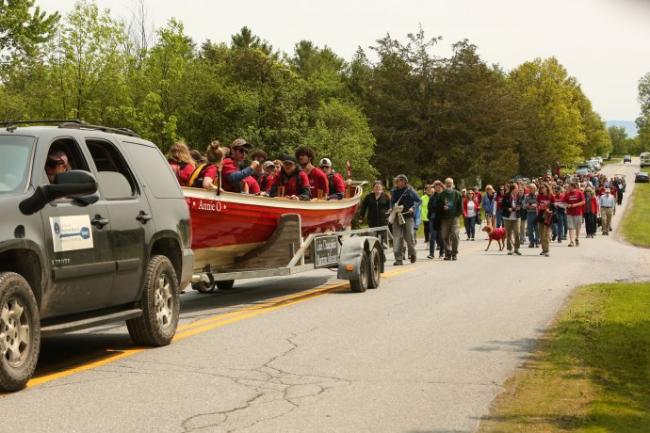 Champlain Longboats New Boat Launch Day