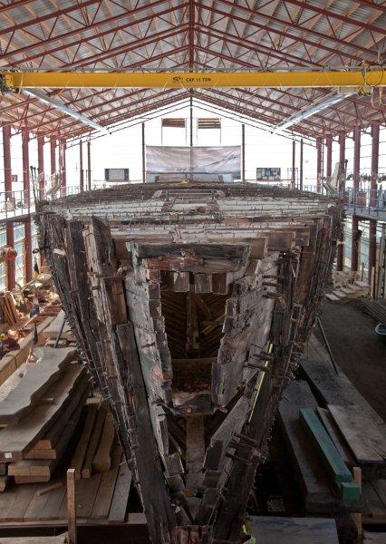 The CORONET before her restoration began