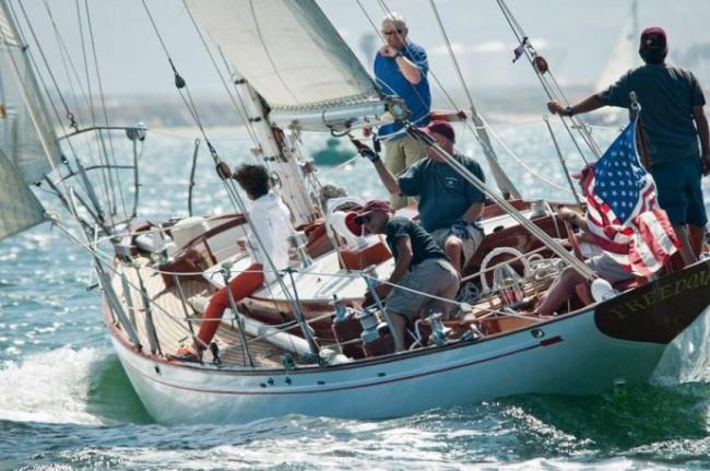 FREEDOM in the 2013 Yesteryear Regatta. Photo: https://markalbertazzi.com/