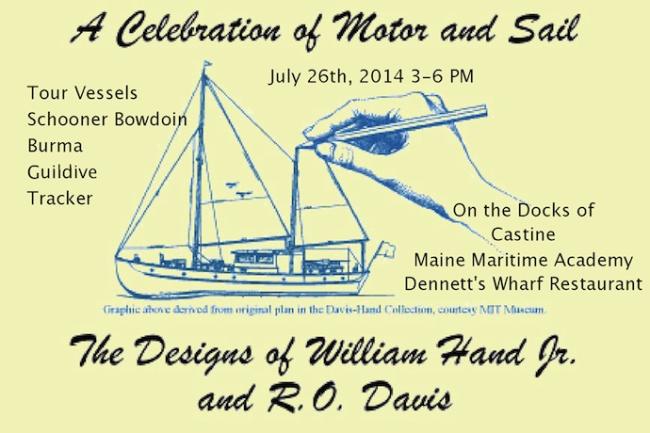 Visit the vessels Bowdoin, Guildive, Burma and Tracker in Castine July 26th 3-6pm